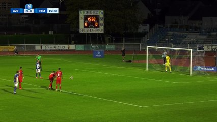 Allan Kerouedan ouvre le score pour l'US Avranches MSM