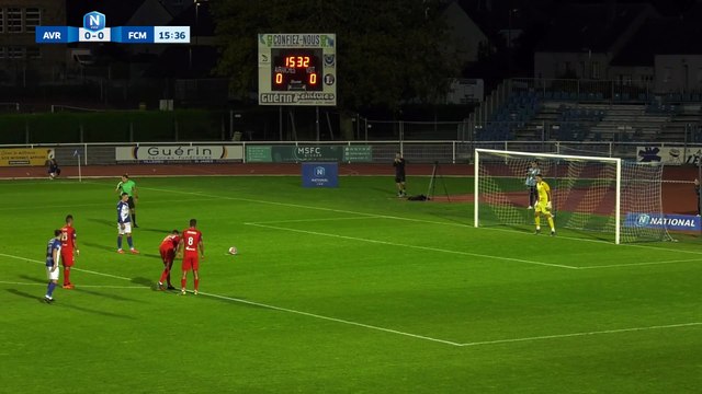 Allan Kerouedan ouvre le score pour l'US Avranches MSM