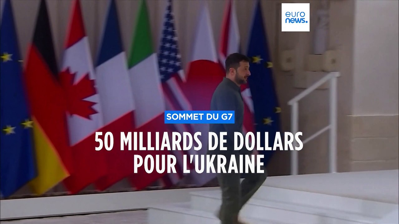 G7 : 50 milliards de dollars pour l'Ukraine, accords de sécurité avec Washington et Tokyo