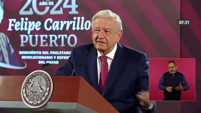 AMLO acusa bloqueo de conservadores para la consulta de juzgar a expresidentes