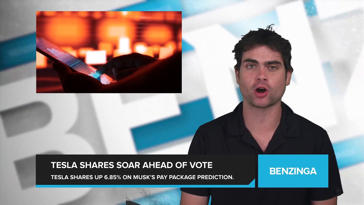 Tesla Shares Soar 6.85% in Premarket Trading Following Musk's Comments That Controversial Pay Package is Set to Pass by 'Wide Margins.'