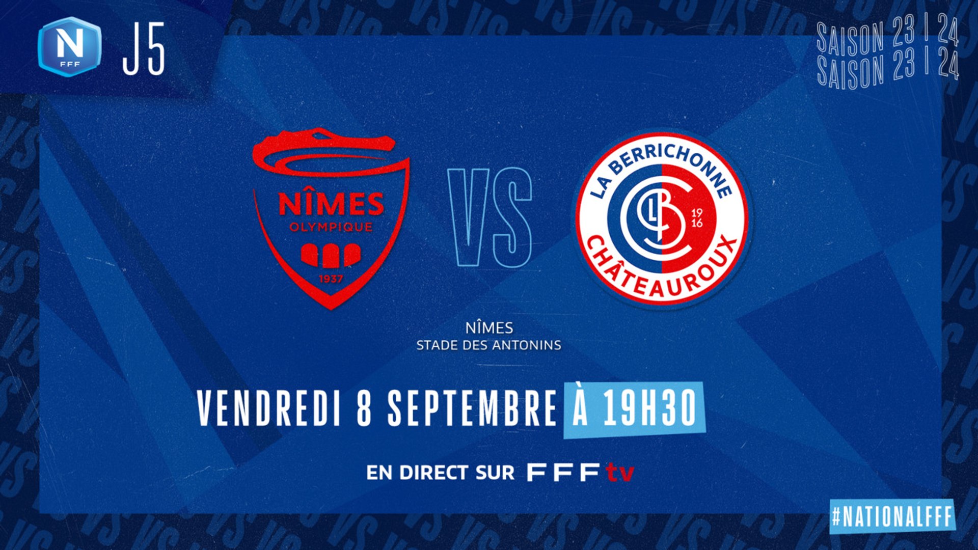 Nîmes Olympique - LB Châteauroux 1:2 (Ligue 2 1994/1995, 5. Journée