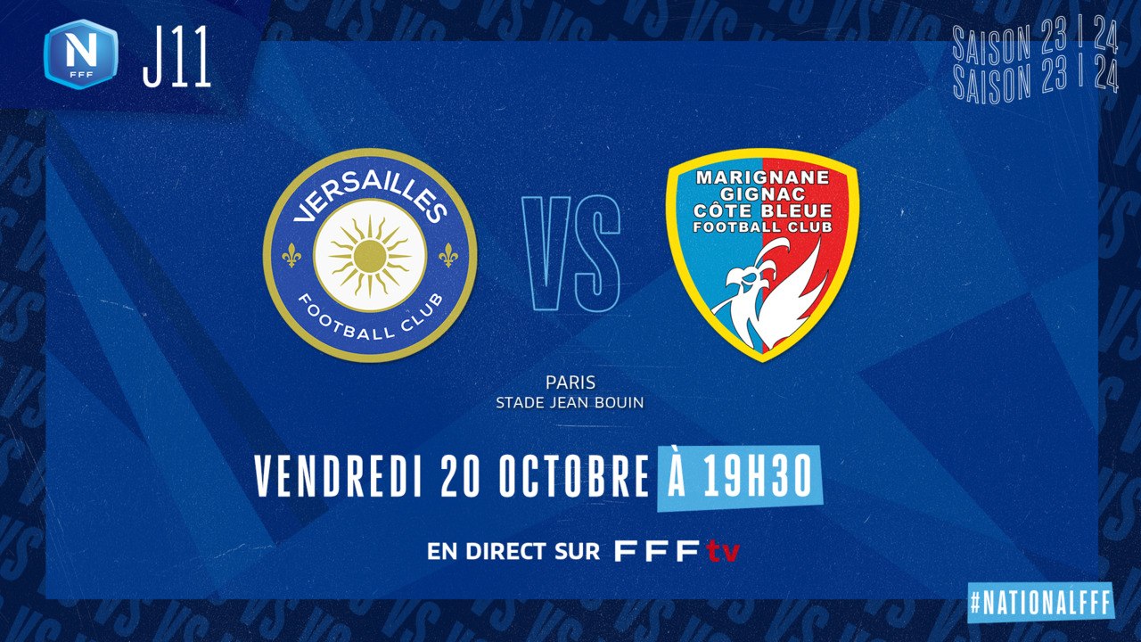 J11 I FC Versailles– Marignane Gignac FC (1-1)
