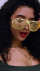 Beautiful cute girl make funn