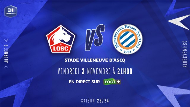 J6 | Lille OSC – Montpellier HSC (0-0)