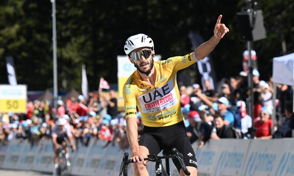Cycling - Tour de Suisse 2024 - Stage 5 Highlights, victory for Adam Yates and UAE's demonstration