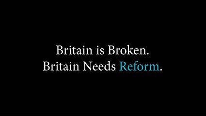 Watch: Reform party unveils five-minute political broadcast and it has no sound