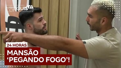 ‘Idiota’, ‘arrogante’, ‘mal educado’:  Brenno e Kaio ‘quebram o pau’ na Mansão | A Grande Conquista