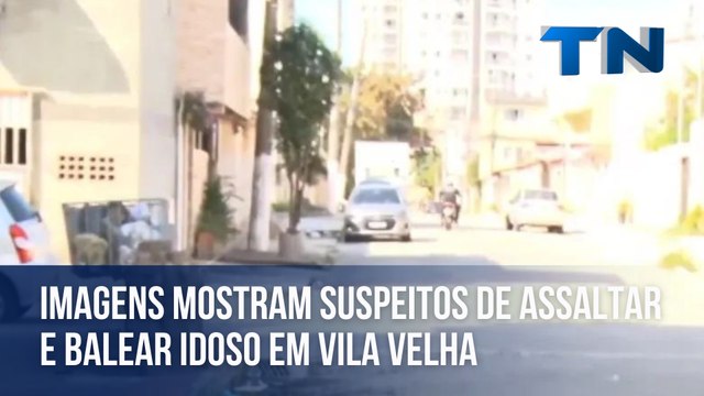Imagens mostram suspeitos de assaltar e balear idoso em Vila Velha