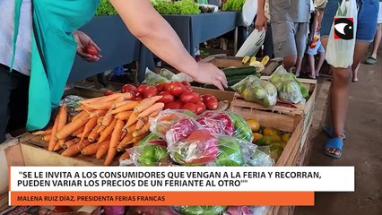 Se le invita a los consumidores que vengan a la feria y recorran, pueden variar los precios de un feriante al otro