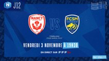 J12 I AS Nancy Lorraine - FC Sochaux Montbéliard (1-1)