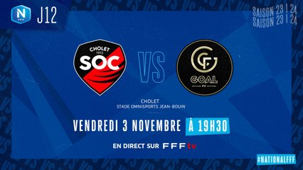 J12 I SO Cholet - Goal FC (1-0)