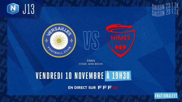 J13 I FC Versailles – Nîmes Olympique (6-0)