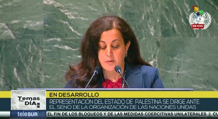 ¡Palestina exige fin al genocidio israelí!