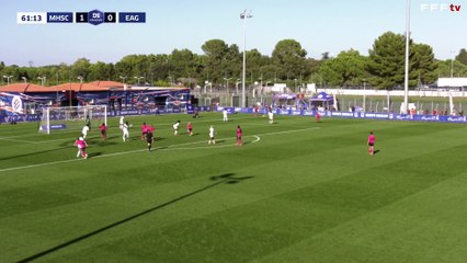 Le corner direct d'Océane Deslande pour le Montpellier HSC