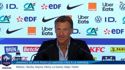 L'annonce de liste pour les matches face à la Norvège en replay