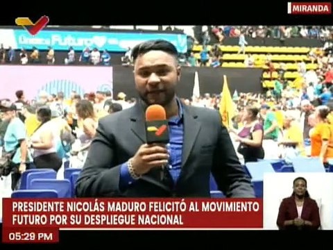 Pdte. Nicolás Maduro extiende su apoyo y felicitaciones al Movimiento Futuro por su gran labor