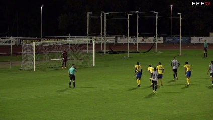 Antoine Rabillard marque sur pénalty pour Le Mans FC