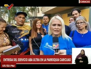 Caracas | Cantv inicia despliegue para la entrega del servicio Aba Ultra en la pqa. Caricuao
