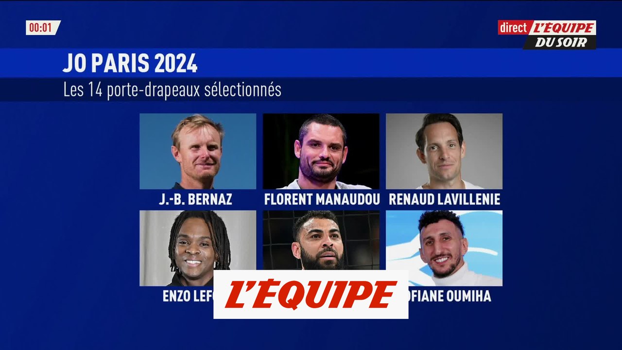 Les candidats pour être porte-drapeaux aux JO de Paris 2024 - JO 2024 - Porte-drapeaux
