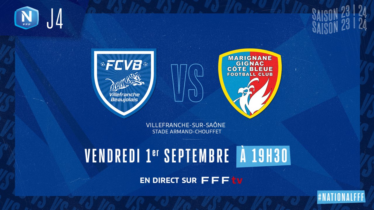 J4 | FC Villefranche B. – Marignane Gignac CB FC (2-1)
