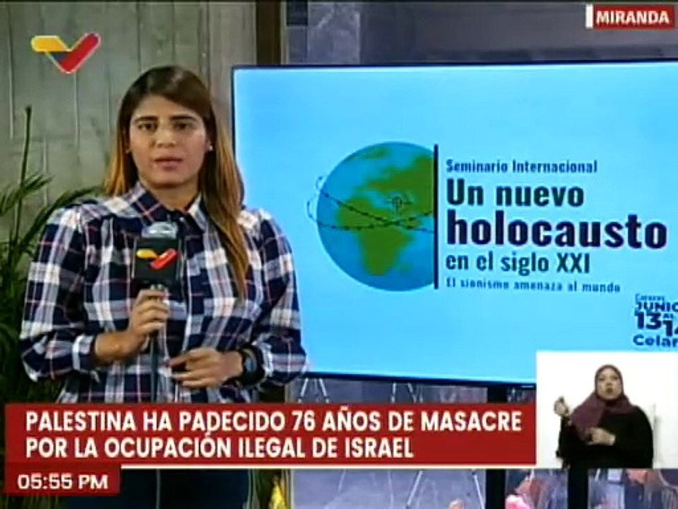 Min. Sandra Oblitas invita al pueblo a participar en el seminario "Un Nuevo Holocausto en el siglo XXI"