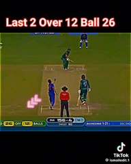 PAK VS IND .pakistan needs 12balls 26rans win tha match