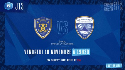 J13 I Épinal SA - US Avranches MSM (4-0)
