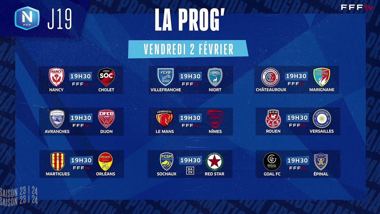 J18 I SA Épinal – AS Nancy L (1-2) en replay