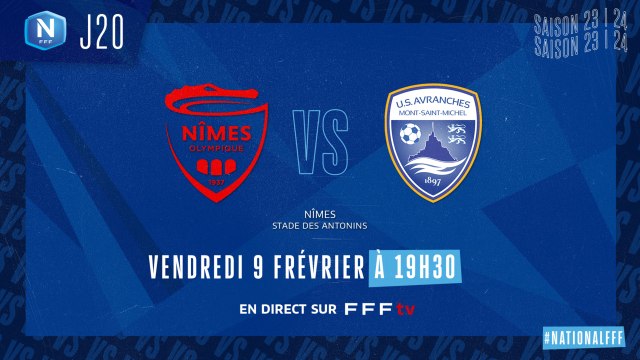 J20 I Nîmes Olympique - US Avranches MSM (1-0)