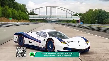 Quase 440 km/h! Este é o hipercarro elétrico mais rápido do mundo