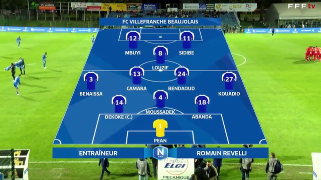 J14 I FC Villefranche B – Le Mans FC (2-0) en replay
