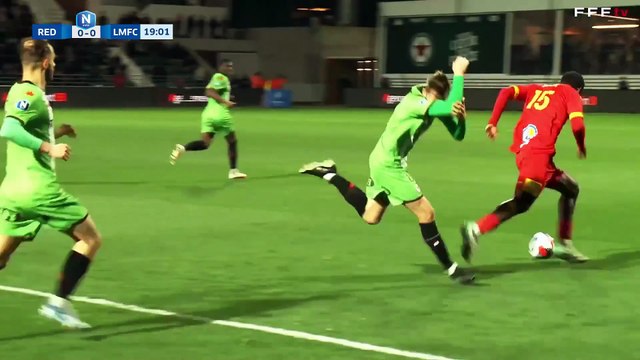 Mathis Touho ouvre le score pour Le Mans FC face au Red Star FC