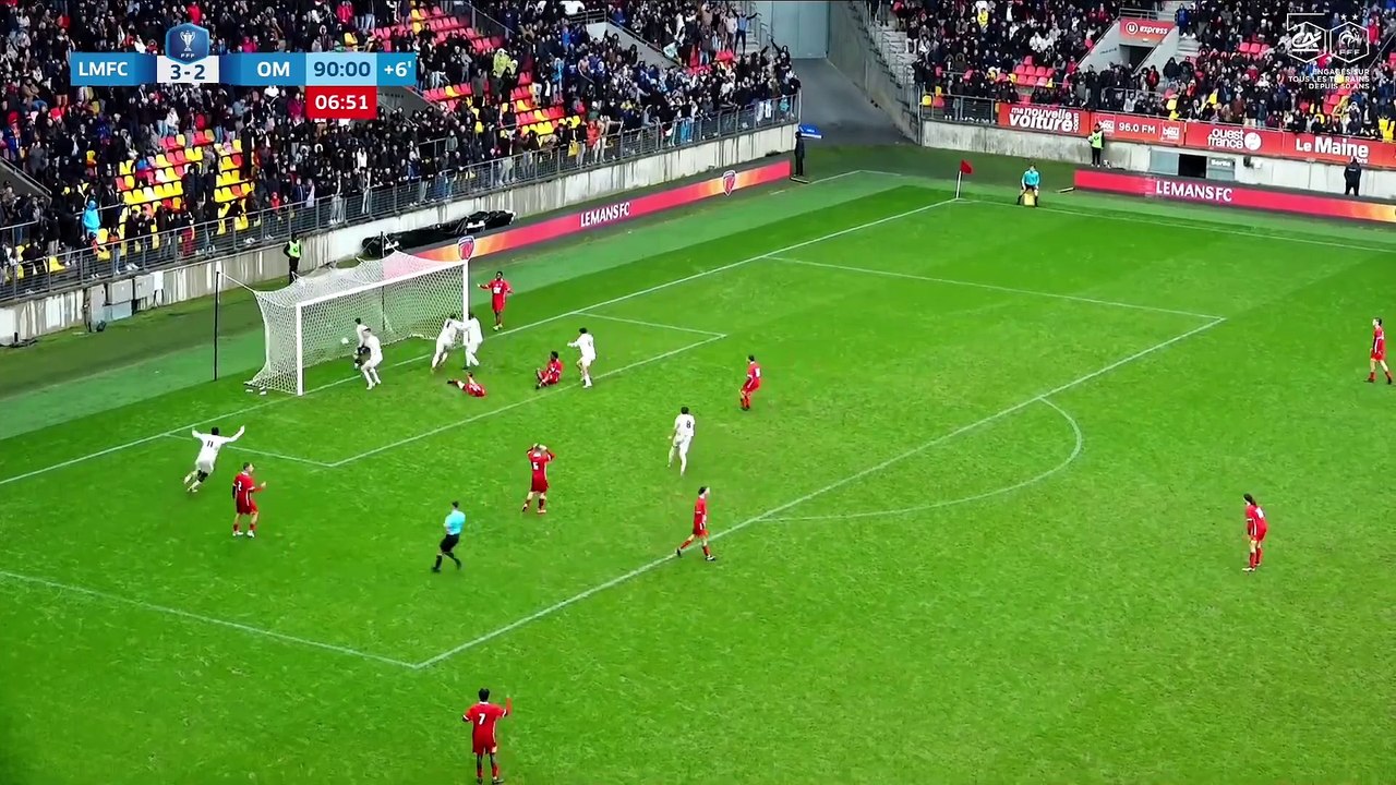 8ES DE FINALE I L'OM QUALIFIÉ AU TERME D'UN SCÉNARIO FOU FACE AU MANS FC (3-3, 5 TAB À 6)