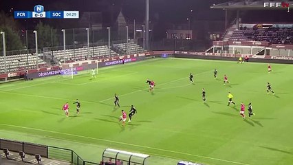 Mathieu Mion ouvre le score pour le FC Rouen 1899