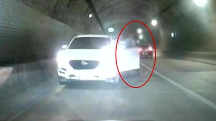 [영상] 술 마신 뒤 터널 역주행...순찰 중인 경찰에게 검거 / YTN