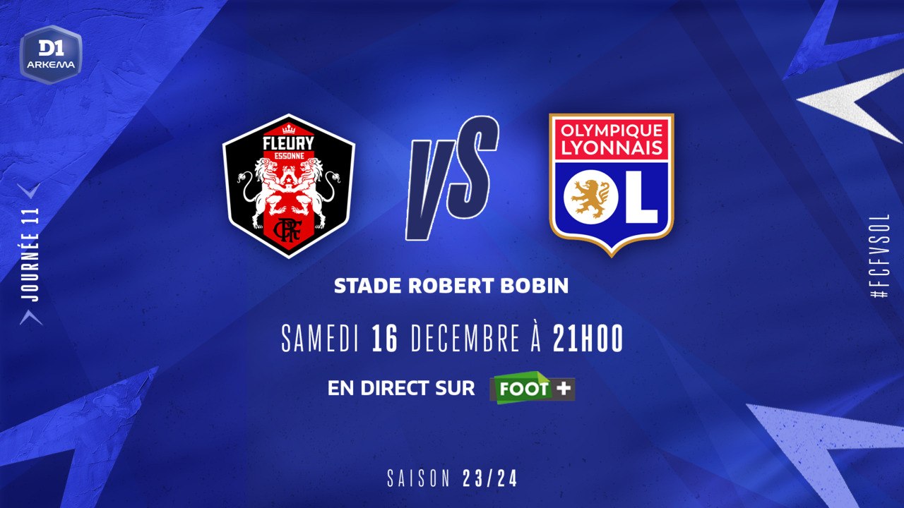 J11 | FC Fleury – Olympique Lyonnais (1-3)