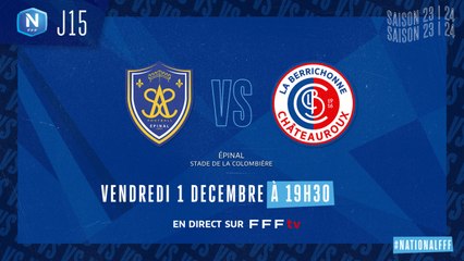J15 I  SA Épinal - LB Chateauroux (4-1)