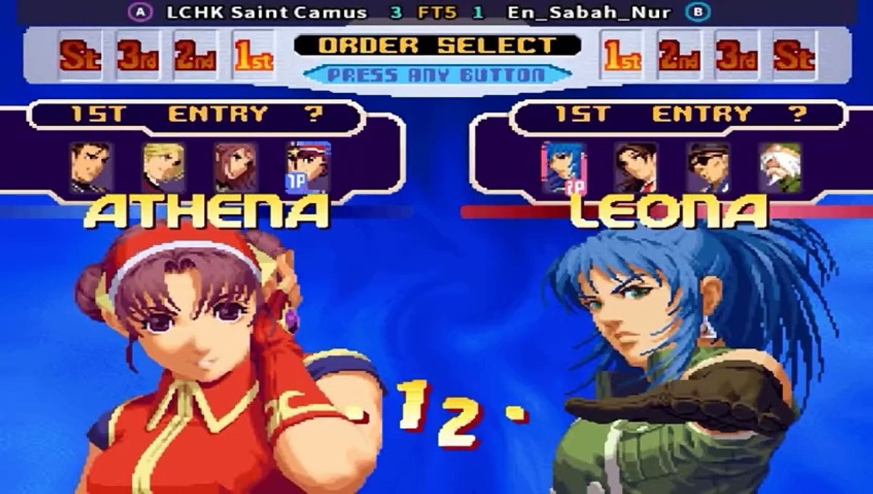 KOF 2000 - LCHK Saint Camus vs En_Sabah_Nur FT5