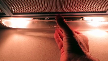 Como cambiar el Plastico o visor de campana extractora