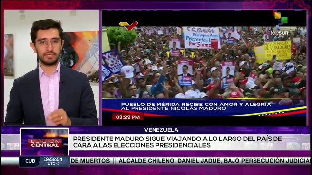 Pdte. Nicolás Maduro se encuentra desplegado por todo el territorio de cara a las elecciones presidenciales