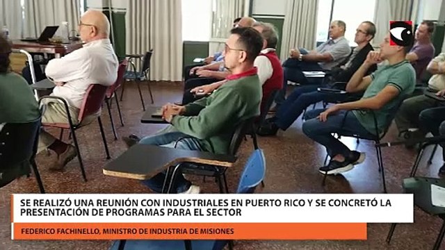 Se realizó una reunión con industriales en Puerto Rico y se concretó la presentación de programas para el sector