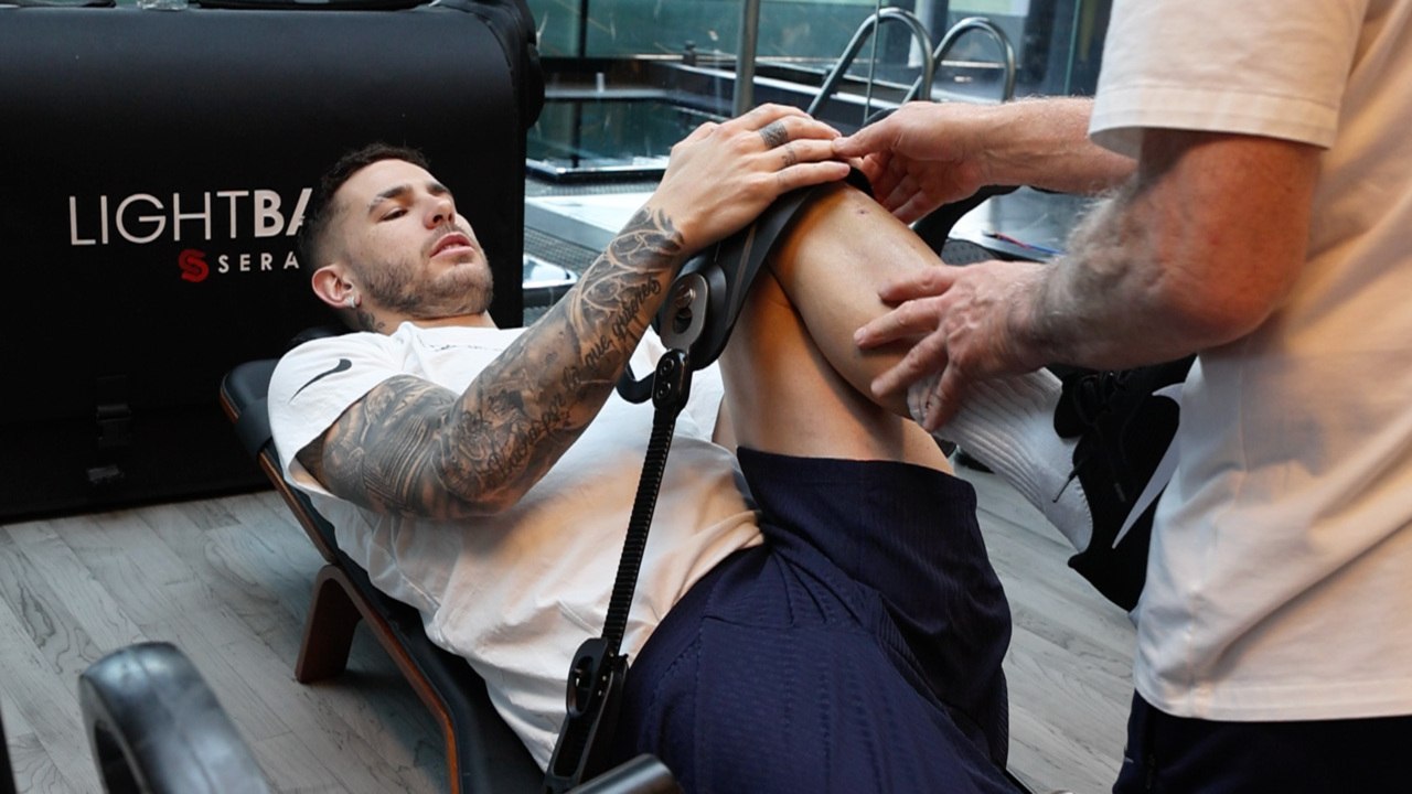 Quelques minutes avant l'entraînement...