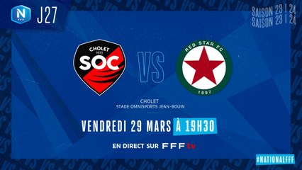 J27 I SO Cholet - Red Star FC (1-1)
