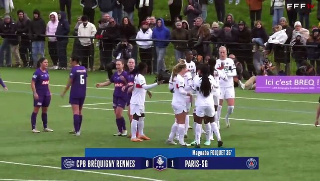 16es de finale I Qalification logique du Paris-SG face au CPB Bréquigny Rennes (4-0)