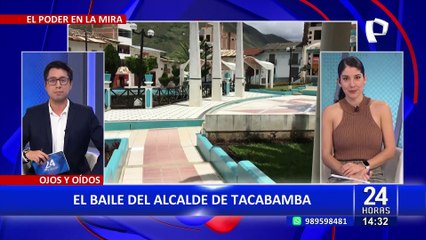 El baile de Dante Tiravanti: Alcalde de Tacabamba se jaranea de peculiar manera en evento