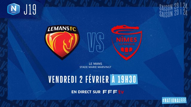 J19 | Le Mans FC – Nîmes Olympique (0-0)
