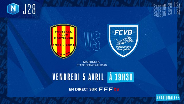 J28 | FC Martigues – FC Villefranche B. (1-0)
