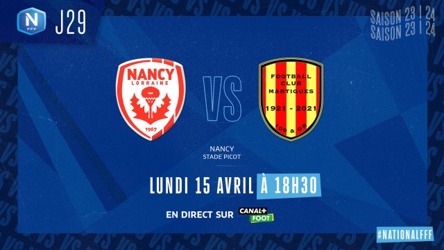 J29 | AS Nancy Lorraine - FC Martigues (3-2)