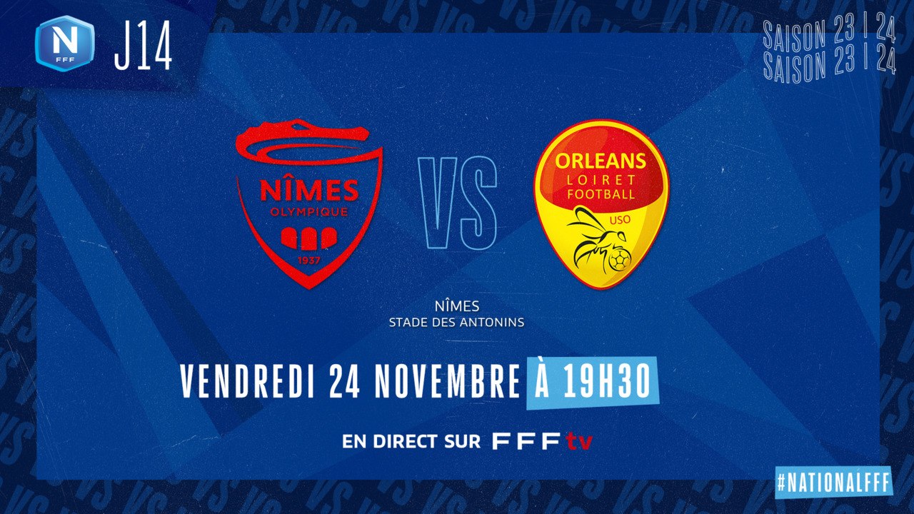 J14 I Nîmes Olympique - US Orléans (2-3)
